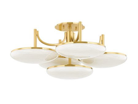 Bregman 5-Light Semi Flush Discount