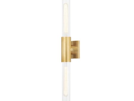 Asher 2-Light Wall Sconce For Cheap