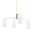 Evelyn 4-Light Chandelier For Discount