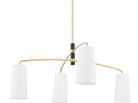 Evelyn 4-Light Chandelier For Discount