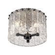 Glacier 3-Light Flush Mount Discount