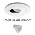 4  Round Slotted Trim with LED Bulb Online Sale