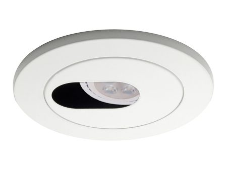 4  Round Slotted Trim with LED Bulb Online Sale