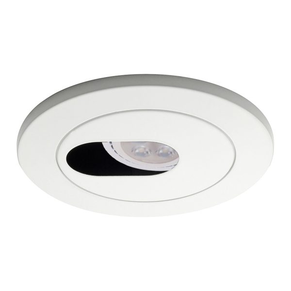 4  Round Slotted Trim with LED Bulb Online Sale