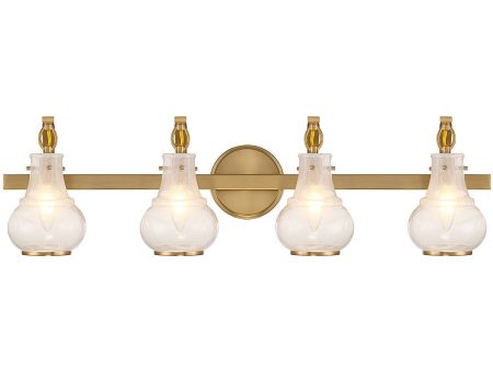 Adams 4-Light Bathroom Vanity Light For Sale