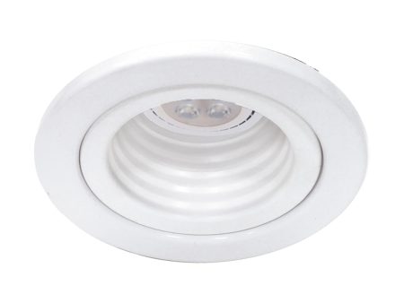 2.5  Step Baffle Trim with LED Bulb For Sale