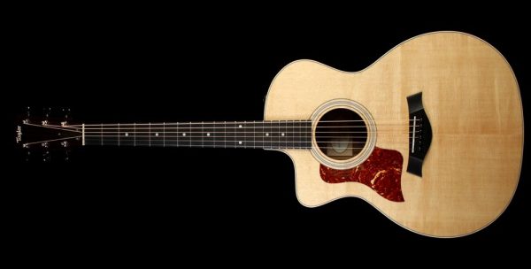 Used Taylor 214ce DLX Koa Left-Handed Grand Auditorium Acoustic Guitar Natural Online Hot Sale